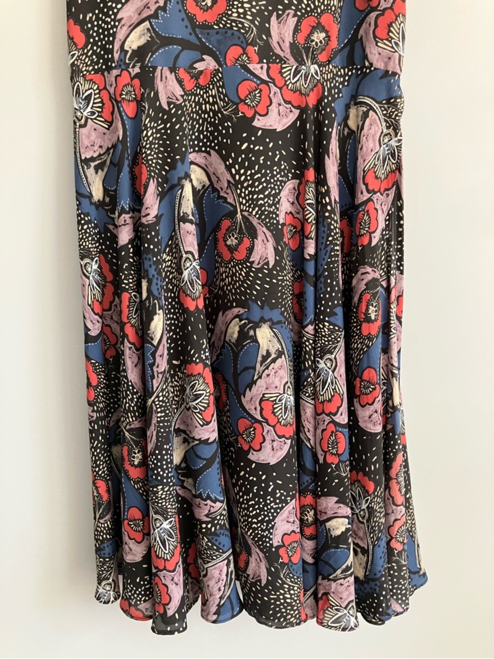 FREE PEOPLE Colorful Floral Maxi Skirt Size 2 (Like a 6) - Picture 4 of 13
